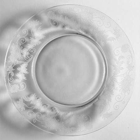 Daisy (Etched) 7" Salad Plate