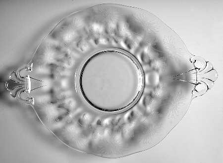 Daisy (Etched) Cake Plate