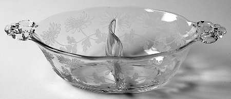 Daisy (Etched) Divided Mayonnaise