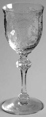 Daisy (Etched) Wine Glass