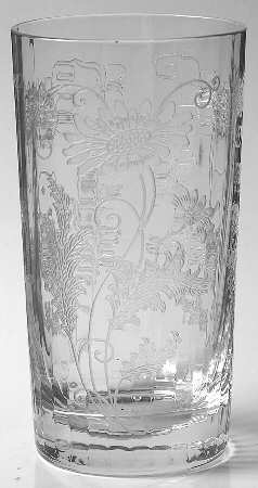 Daisy (Etched) 10 Oz Flat Tumbler