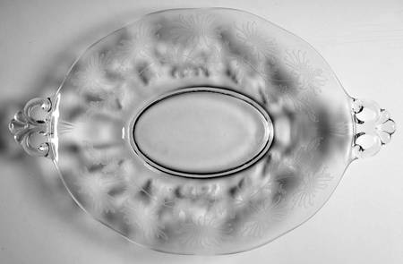 Daisy (Etched) Sauce Boat, Underplate Only