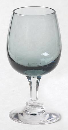 Debutante Gray Brandy Glass