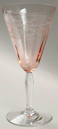 Eilene-Pink (Rose) by Fostoria