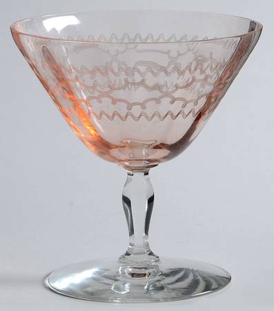 Eilene-Pink (Rose) Low Sherbet