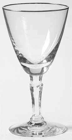 Engagement (Platinum Trim, Stem 6092) Cordial Glass