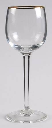 Engagement (Gold Trim, Newer) Cordial Glass