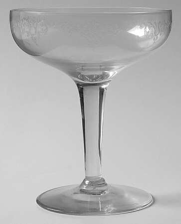 Etch 210 (Stem 863, Non Optic) Champagne/Tall Sherbet