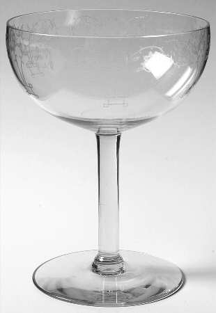 Etch 212 (Stem #863) Tall Grapefruit No Liner