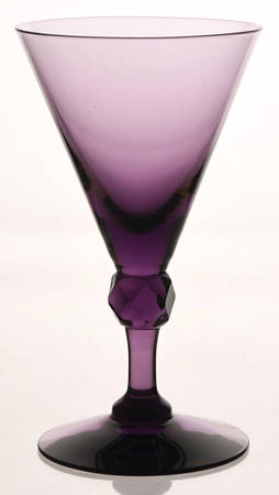 Exeter Amethyst Wine Glass