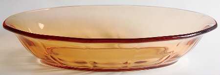 Fairfax Amber (Line 2375) 10" Oval Baker
