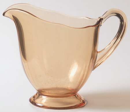 Fairfax Amber (Line 2375) Footed Creamer
