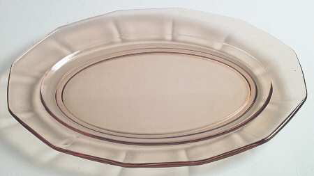 Fairfax Amber (Line 2375) 10" Oval Platter