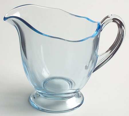 Fairfax Blue (Line 2375) Footed Creamer