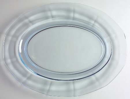 Fairfax Blue (Line 2375) 12" Oval Platter