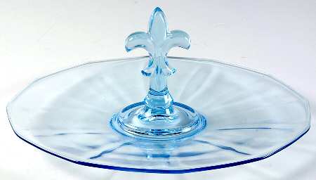 Fairfax Blue (Line 2375) Center Handle Tray
