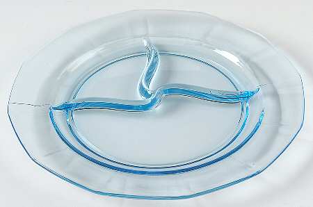 Fairfax Blue (Line 2375) Grill Plate