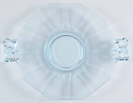 Fairfax Blue (Line 2375) Lemon Plate with Bow Handle