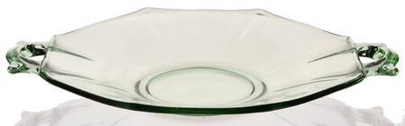 Fairfax Green (line 2375) Lemon Plate with Square Handle