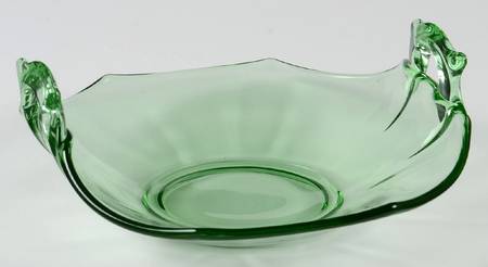 Fairfax Green (line 2375) Bon Bon with Square Handles