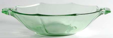 Fairfax Green (line 2375) Sweet Meat with Square Handles