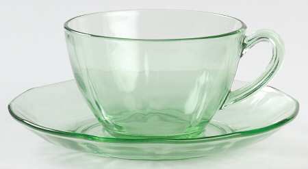 Fairfax Green (line 2375) Cup & Saucer Set