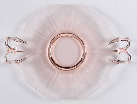 Fairfax Pink (Rose, Line 2375) Handled Cake Plate