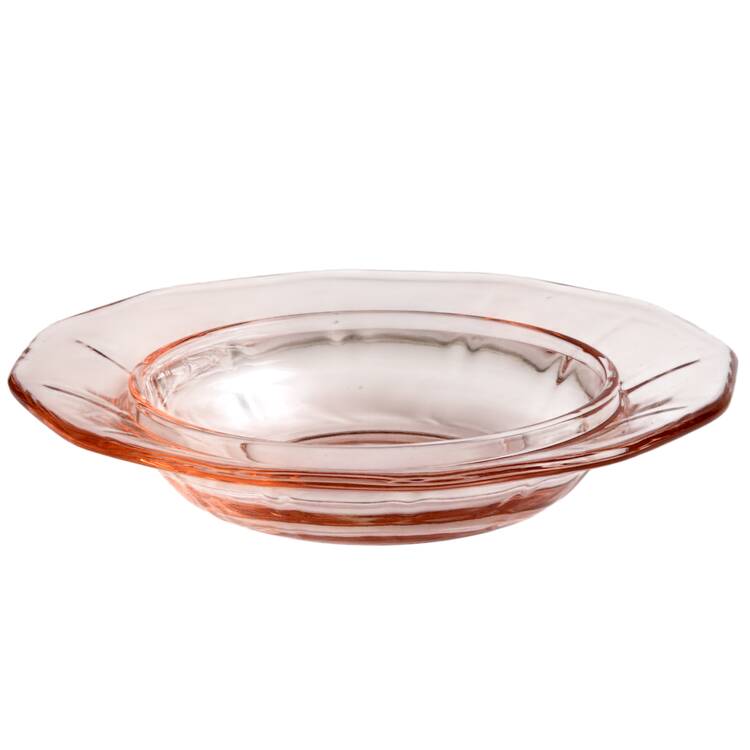 Fairfax Pink (Rose, Line 2375) Round Butter Dish No Lid