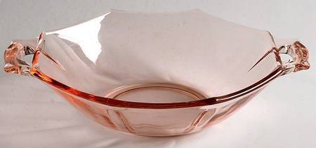 Fairfax Pink (Rose, Line 2375) Sweet Meat with Square Handles
