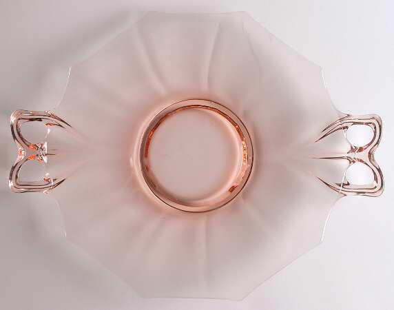 Fairfax Pink (Rose, Line 2375) Cheese & Cracker Plate