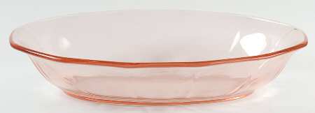 Fairfax Pink (Rose, Line 2375) 10" Oval Baker