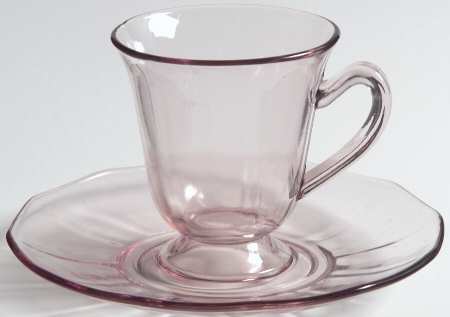 Fairfax Orchid (Purple, Line 2375)) Demitasse Cup & Saucer Set