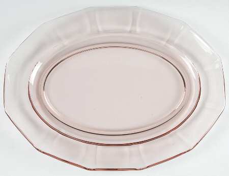Fairfax Orchid (Purple, Line 2375)) 10" Oval Platter