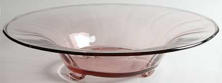 Fairfax Orchid (Purple, Line 2375)) 12" 3-Toed Footed Bowl