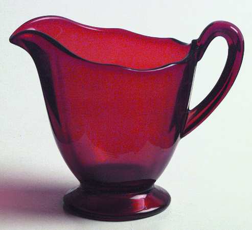 Fairfax Ruby (Red, Line 2375) Mini Creamer