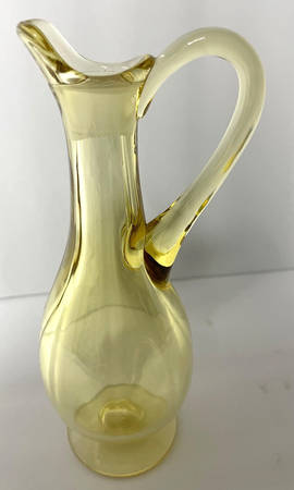 Fairfax Topaz (Yellow, Line 2375) Oil Cruet No Stopper