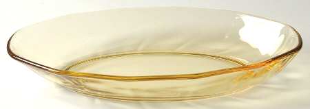 Fairfax Topaz (Yellow, Line 2375) 8" Pickle Dish