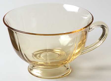 Fairfax Topaz (Yellow, Line 2375) Footed Cup