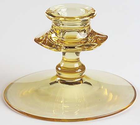 Fairfax Topaz (Yellow, Line 2375) 3" Single Light Candlestick