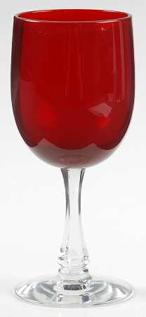 Fascination Ruby Wine Glass