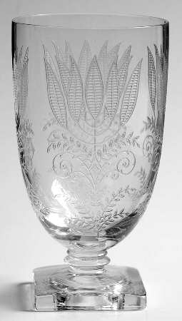 Fern (Clear Base) Stem #4020 10 Oz Footed Tumbler
