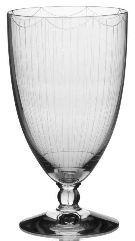 Festoon Brandy Glass