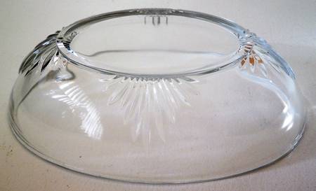 Flame Clear Candy Dish No Lid