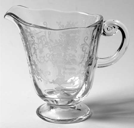 Florentine Clear (Stem 6005, Etch 311) Creamer