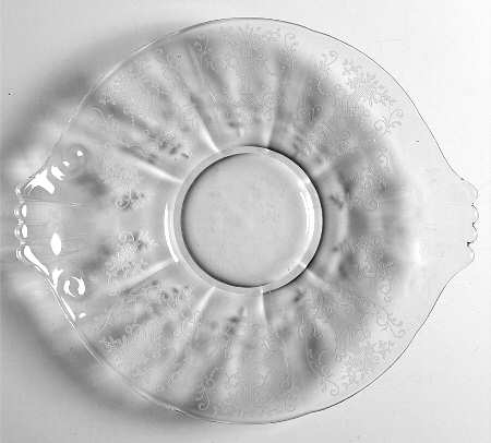 Florentine Clear (Stem 6005, Etch 311) Lemon Plate