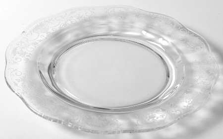 Florentine Clear (Stem 6005, Etch 311) 7" Salad Plate