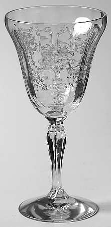Florentine Clear (Stem 6005, Etch 311) Wine Glass