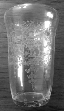 Florentine Clear (Stem 6005, Etch 311) Flat Iced Tea