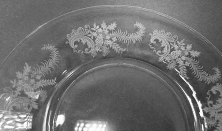 Florid Luncheon Plate