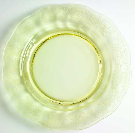 Florentine Topaz (Stem 6005, Etch 311) 7" Salad Plate